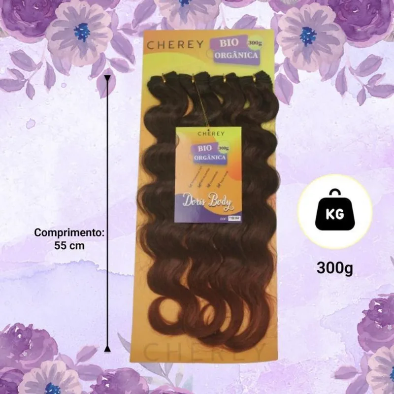 Cabelo Bio Orgânico Doris 55Cm 300G Entrelace