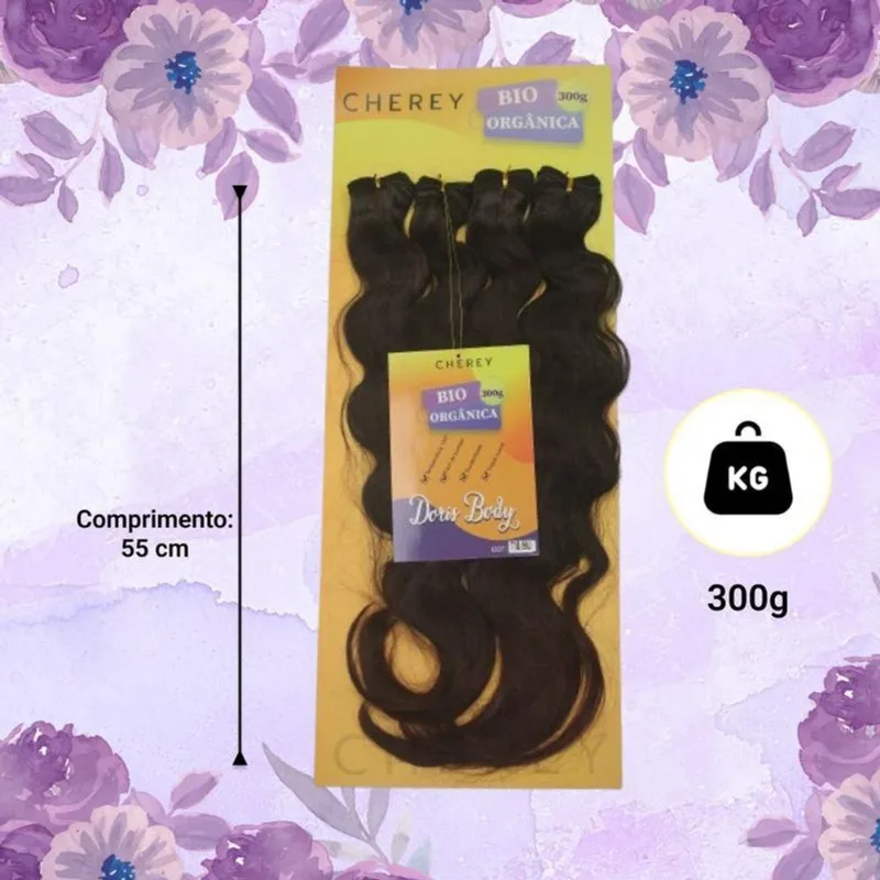 Cabelo Bio Orgânico Doris 55Cm 300G Entrelace