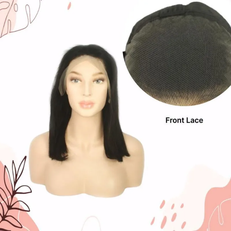 Peruca Front Lace Tzes 100% Cabelo Humano - 40 Cm