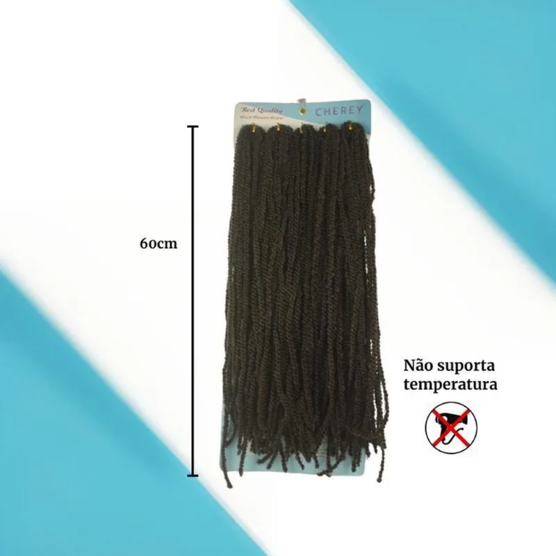 Cabelo Sintetico Em Espiral Ayana 60 Cm 400 G