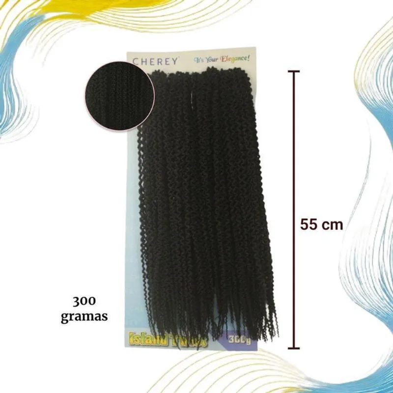 Cabelo Island Twist Para Crochet Braid 300G