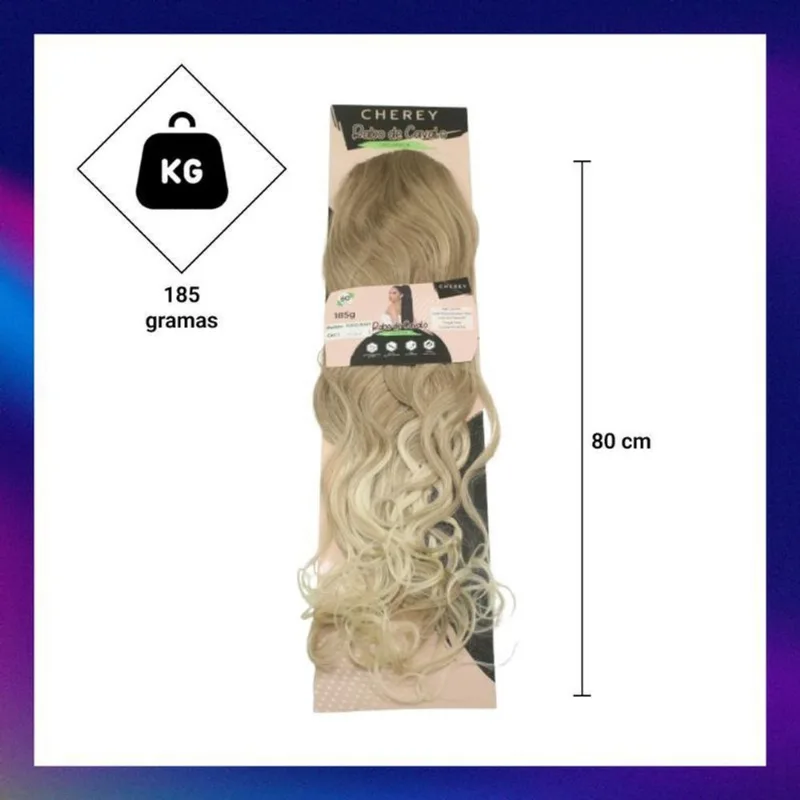 Cabelo Bio Orgânica Podo Wave Rabo De Cavalo 185G