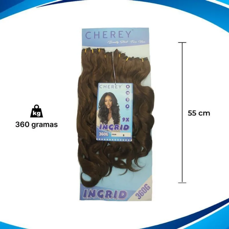 Cabelo Orgânico 9X Ingrid 360G Entrelace