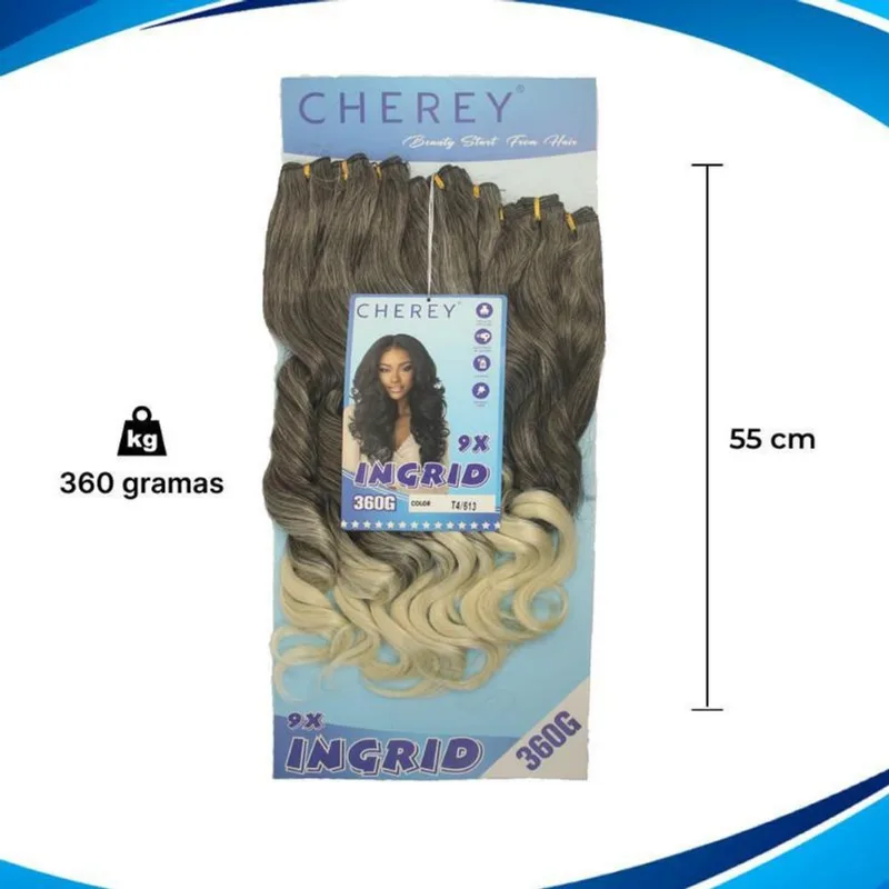 Cabelo Orgânico 9X Ingrid 360G Entrelace