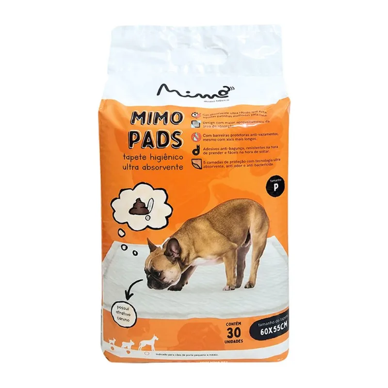 Tapetes Higiênicos Mimo Pads 30un