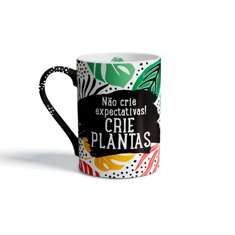 Caneca de Porcelana Expectativa 370ml Up Home - UD243 UD243