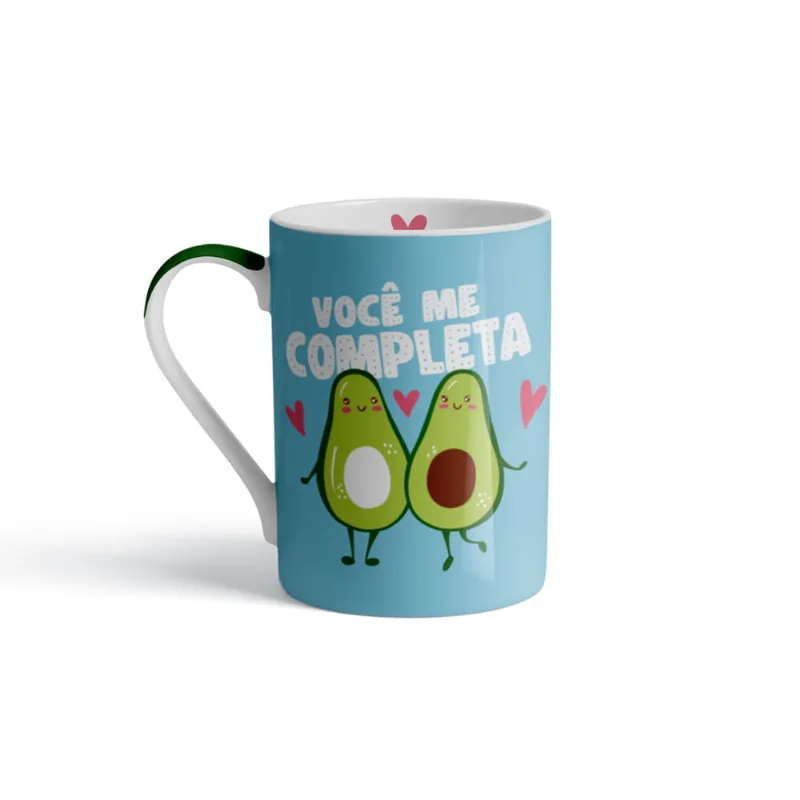 Caneca de Porcelana Abacate 370ml Up Home - UD247 UD247