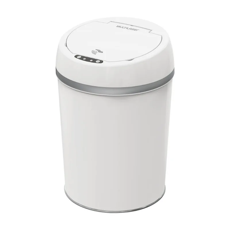 Lixeira Automática com Sensor de Aproximação e Touch Smart Branca 9L - EI079 EI079