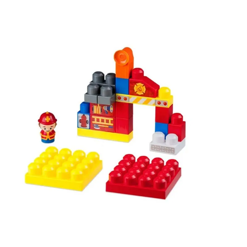 Cubic Jr Bombeiro Blocos de Montar - 20pçs - Multikids - UNICA