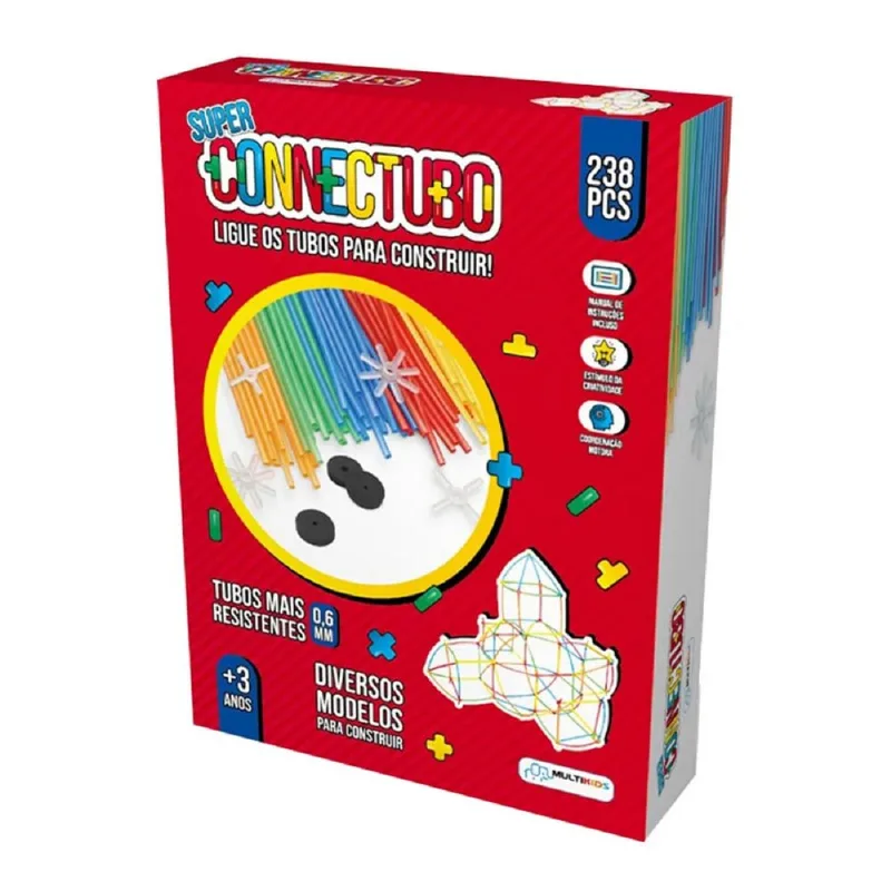Super Connectubo 238 Peças Multilaser