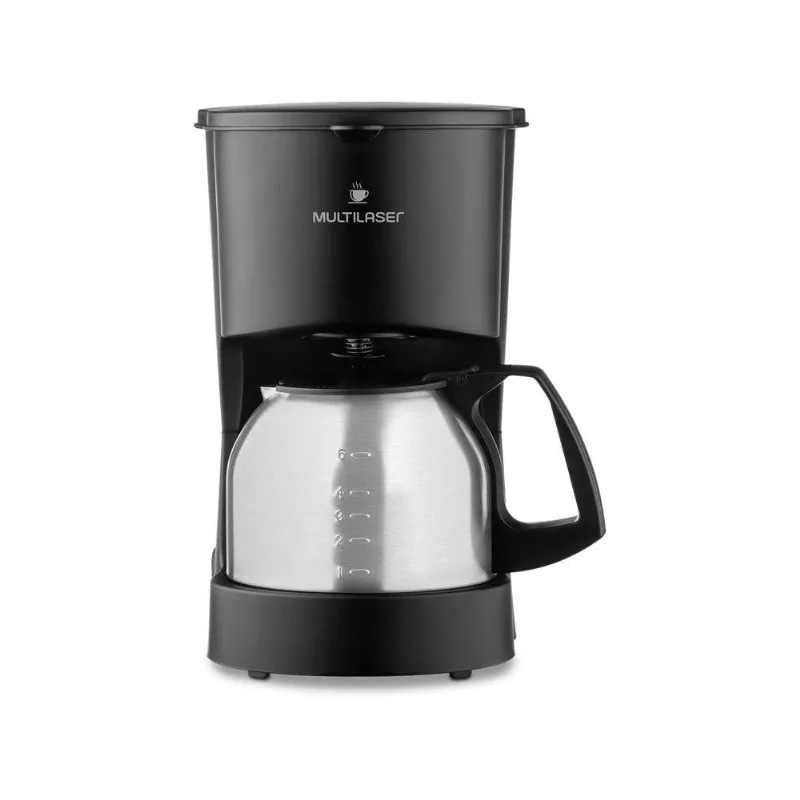 Cafeteira Elétrica 15 Xícaras Jarra Inox 127v Preto 110V