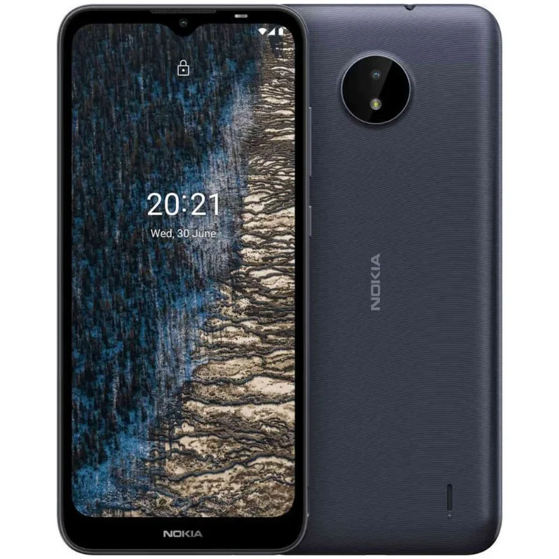 Smartphone Nokia C20 32GB Azul Tela 6.5" Câmera Traseira 5.0MP 2GB RAM