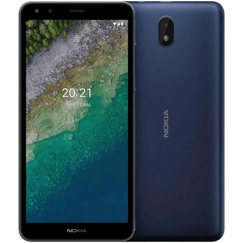 Smartphone Nokia C01 Plus 32GB Azul Tela 5.45" Câmera Traseira 5.0MP 1GB RAM