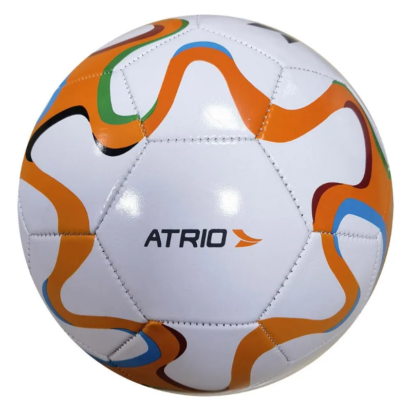 Bola de Futebol - Atrio - Tamanho 5 - Branco e Laranja - Multikids