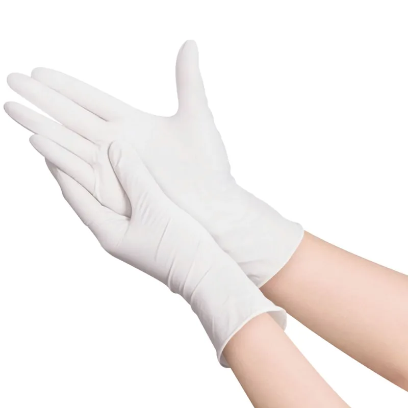 Luva Latex Sem Pó - Tamanho G - Caixa com 100 unidades Multilaser Saúde - HC280 HC280