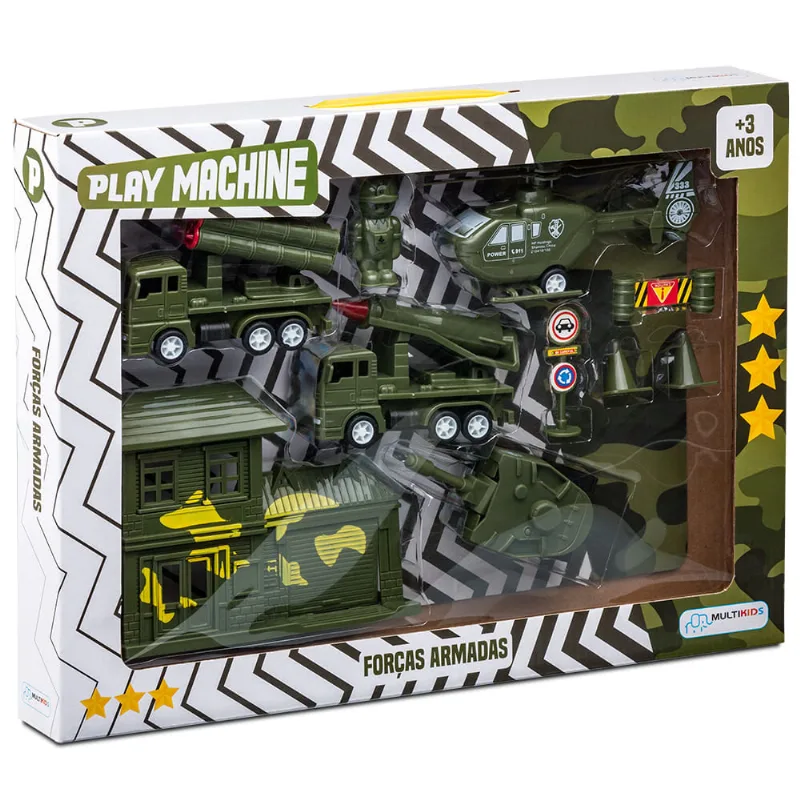 Play Machine Playset Forças Armadas Multikids - BR1425