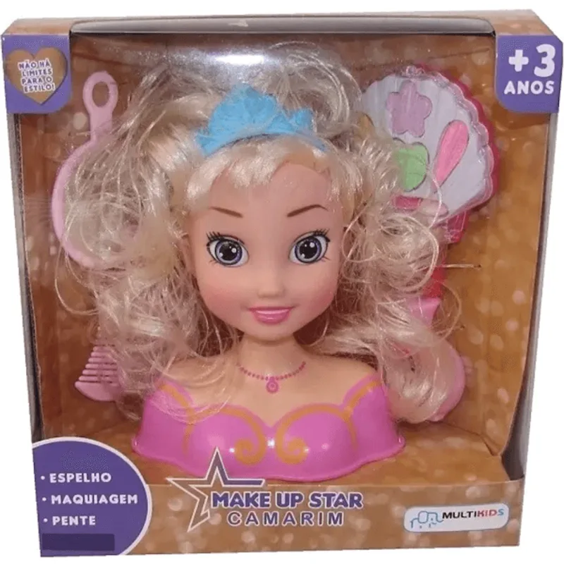 Boneca Make Up Star Camarim Loira Multikids BR1503