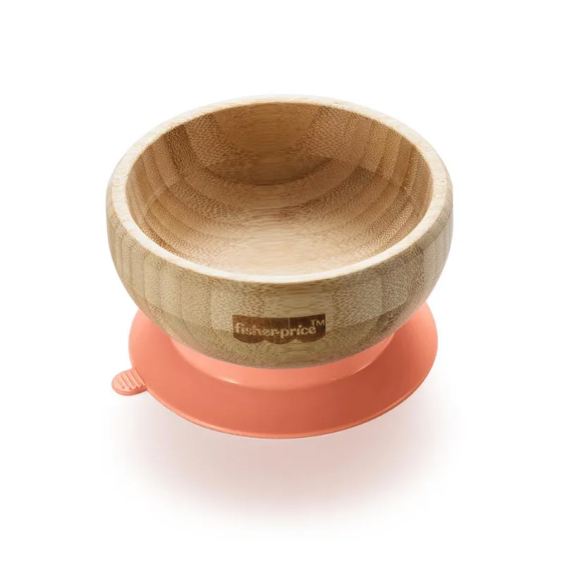 Tigela - Fisher Price - Bam N Boo - Com Ventosa - Rosa