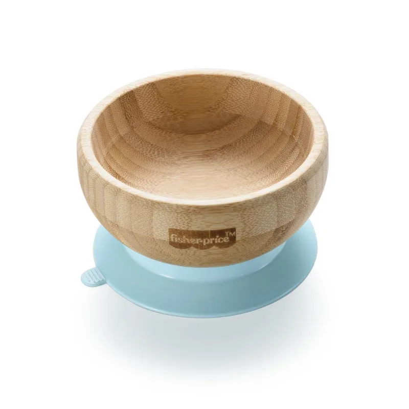 Tigela - Fisher Price - Bam N Boo - Com Ventosa - Azul