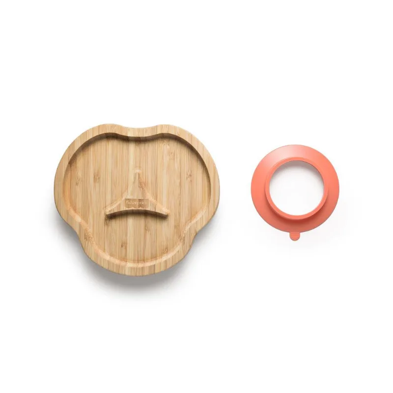 Prato - Fisher Price - Bam N Boo - Com Divisórias e Ventosa - Rosa