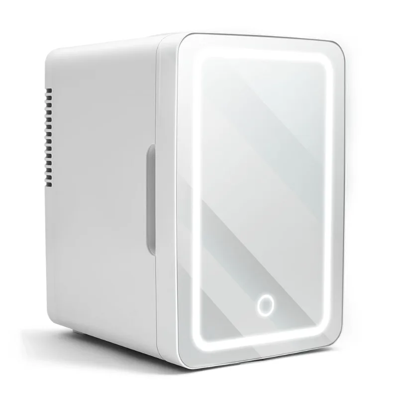 MINI GELADEIRA ESPELHADA C/ LED 6L BRANCA TRIVOLT 12V/110V/220V COM CABO AC/DC MULTILASER - TV017 TV017