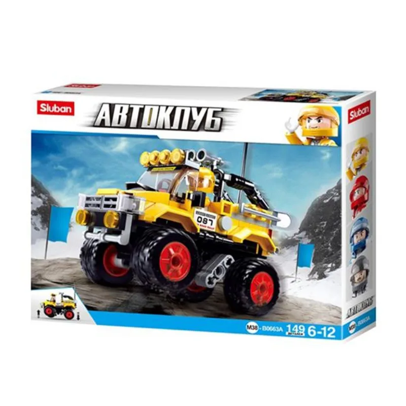 Blocos de Montar Cubic Adventure Off-Road 149 Pçs Multikids