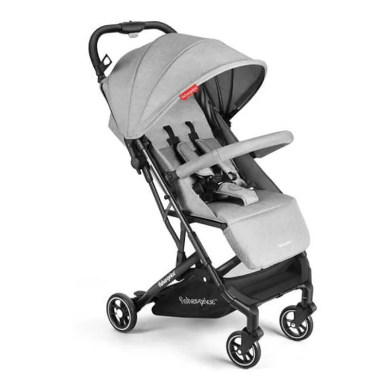 Carrinho de Bebê Compacto Oppa Fisher Price Cinza