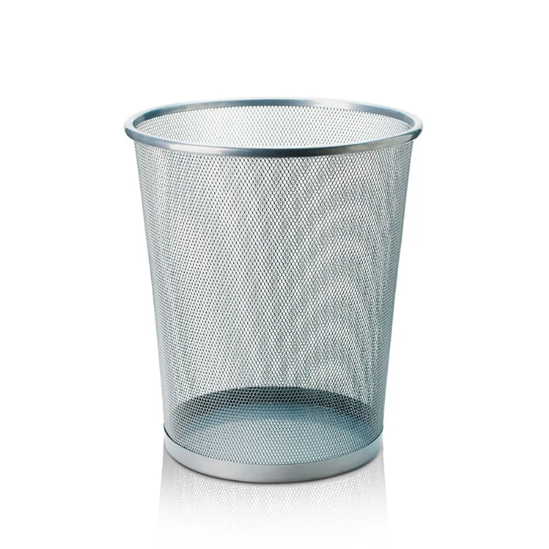 Cesto P/ Lixo 12L Aramado Prata Keep - EI089 EI089