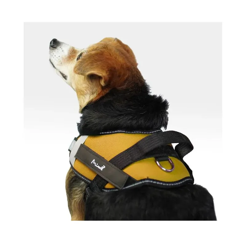 Peitoral Cross Harness da Mimo Amarelo - P Amarelo - PP304