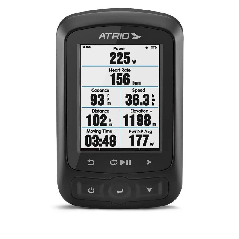 Gps New Titanium C/ Cinta Cardíaca/sensor De Cadência Preto