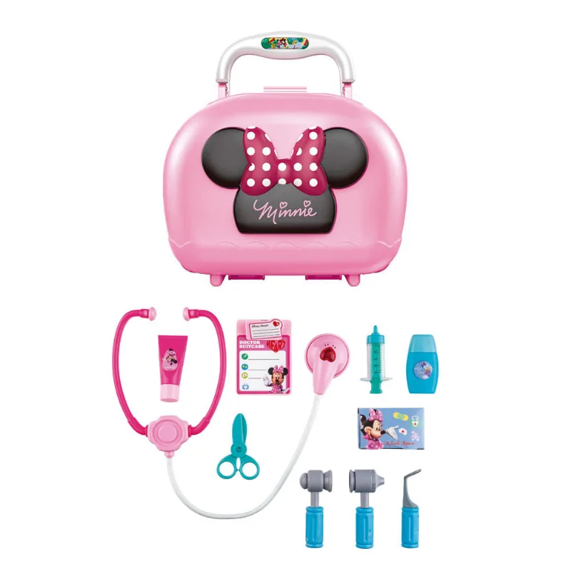 Maleta Médica Luxo E Acessórios - Minnie - Rosa - Multikids