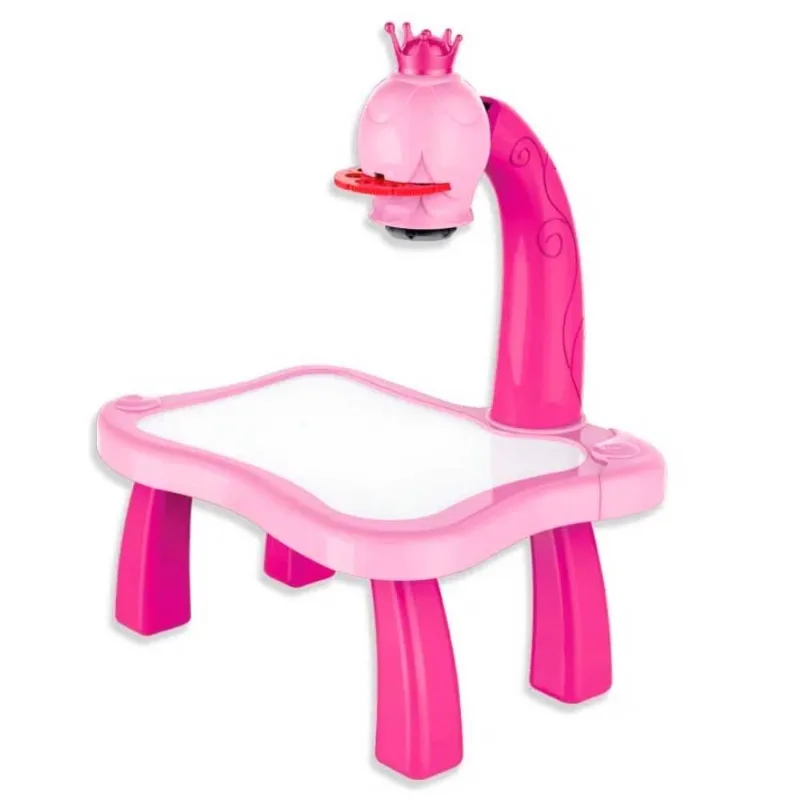 Mesa Projetora Para Desenhar Rosa Play E Learn Multikids - BR1601