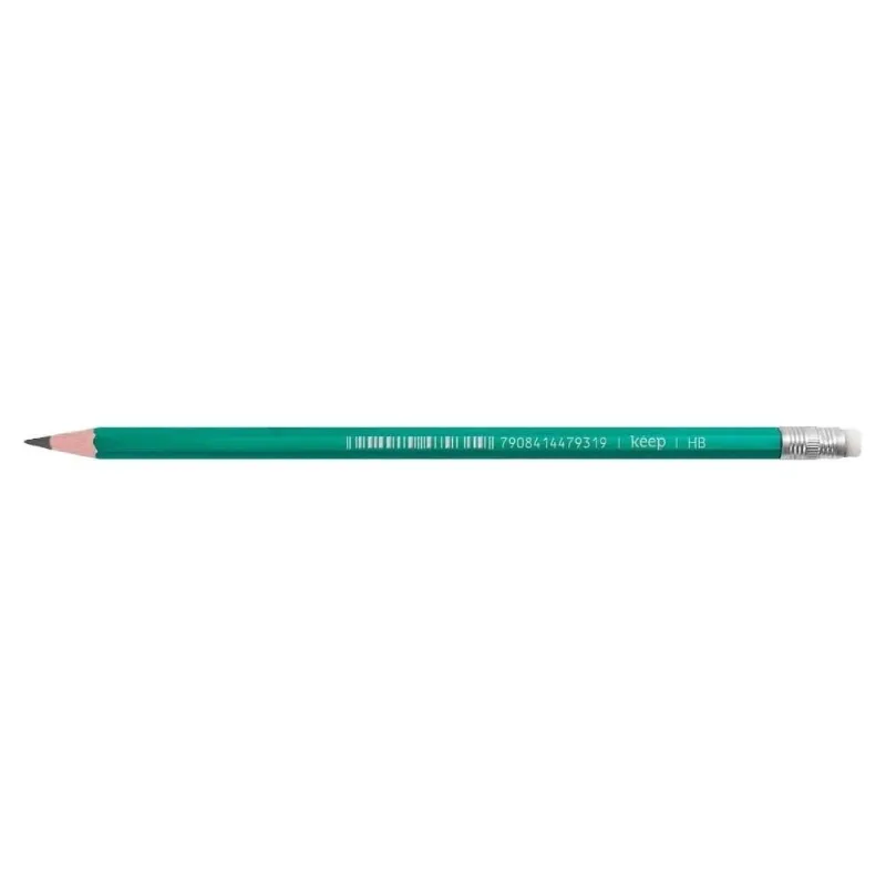 Lápis Preto HB Keep EI098 Com Borracha (MP)