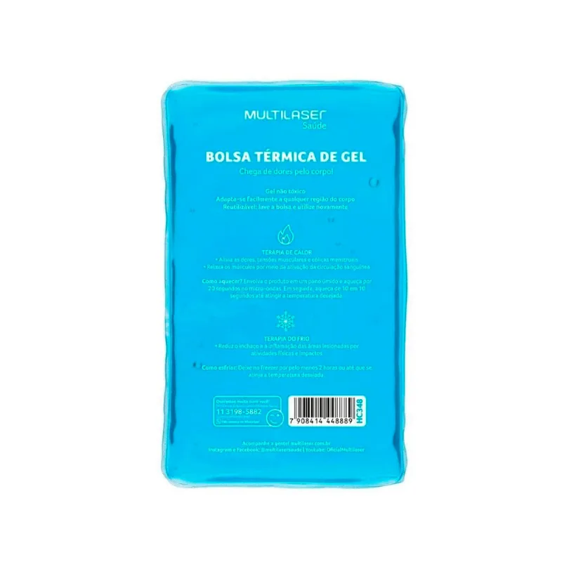 Bolsa Térmica em Gel Tamanho M Multilaser Saúde