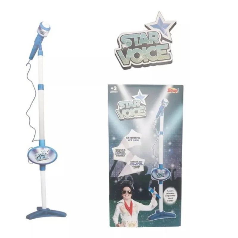 Brinquedo microfone rock star