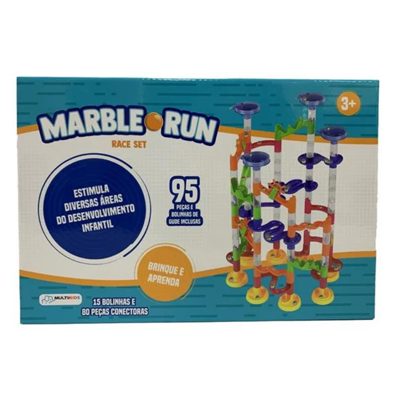 Circuito de Bolinhas Marble Run Race 95 Pçs Multikids