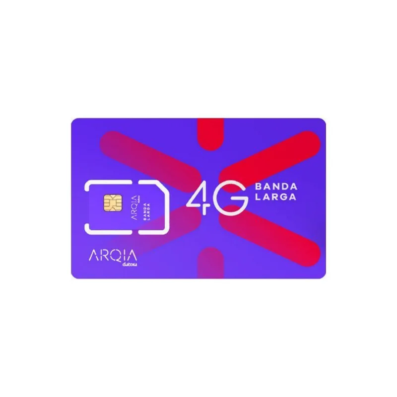 Kit Arqia4u Simcard E Panfleto Celulares Roxo