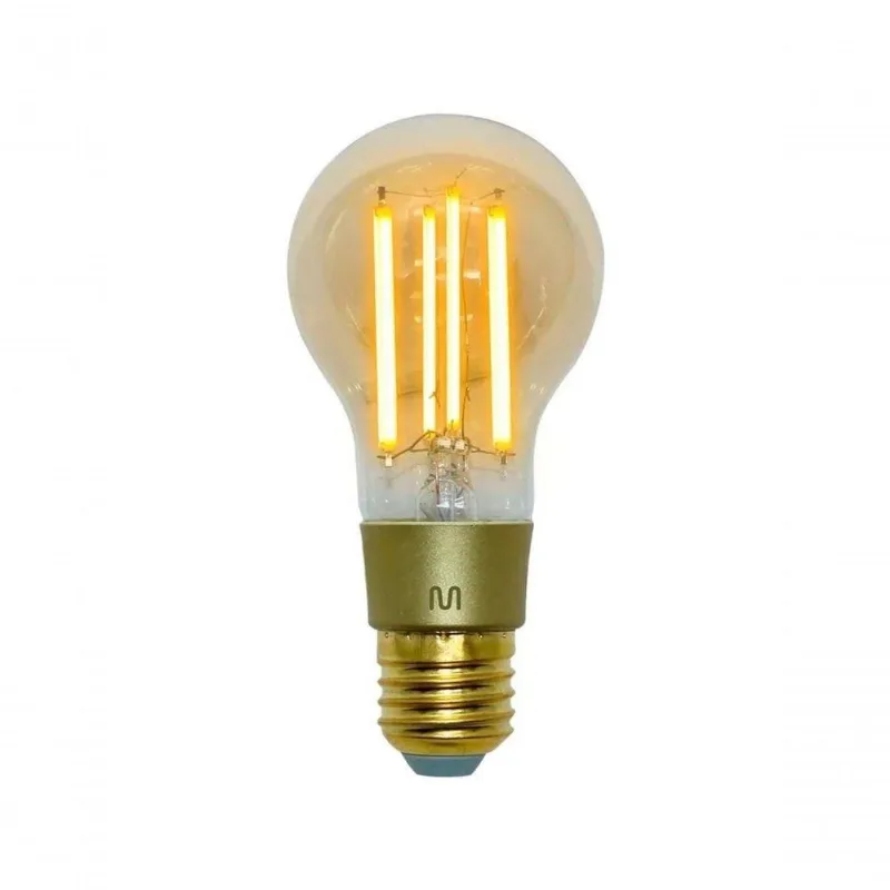 Lâmpada de LED Retrô Wi-Fi SE240 com Controle por Aplicativo e Comando de Voz Dourado Multilaser