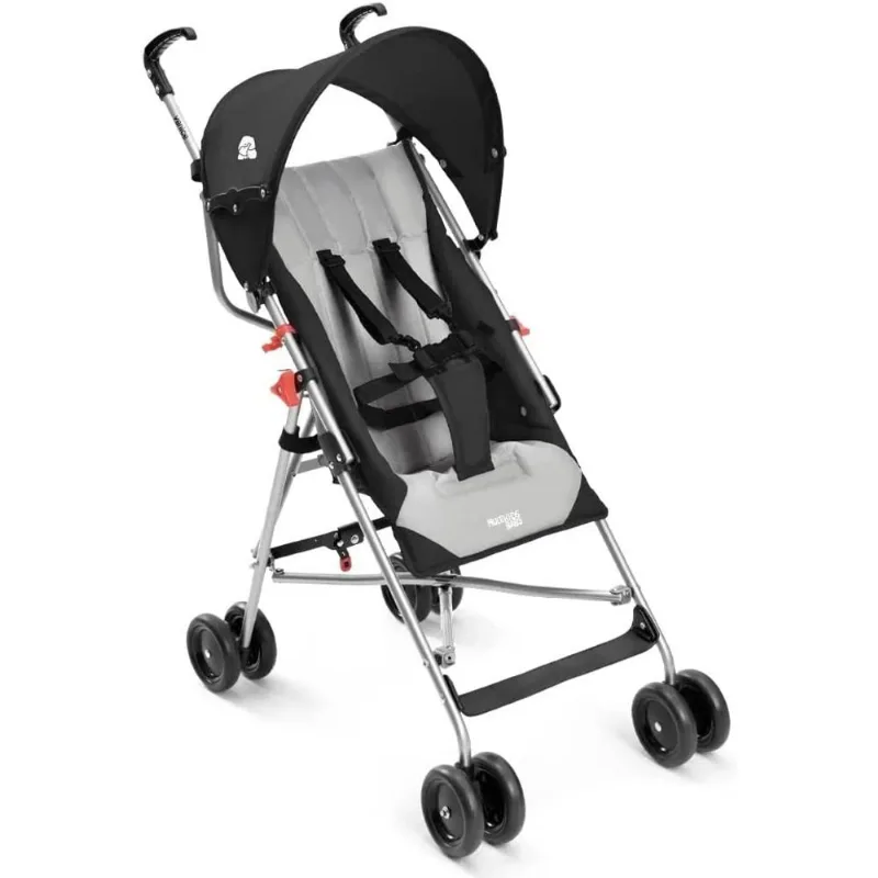 Carrinho Guarda Chuva Venice 6M-15kgs Preto e Cinza - Multikids Baby BB338