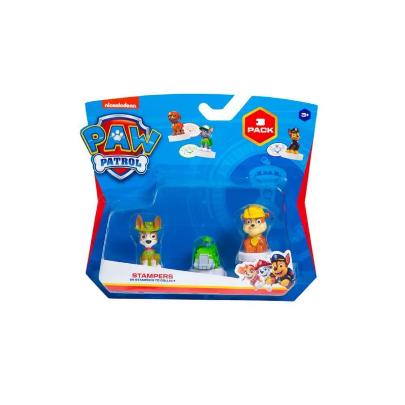 Paw Patrol Ponteira De Lápis Blister Com 3 Unidades - Br1696