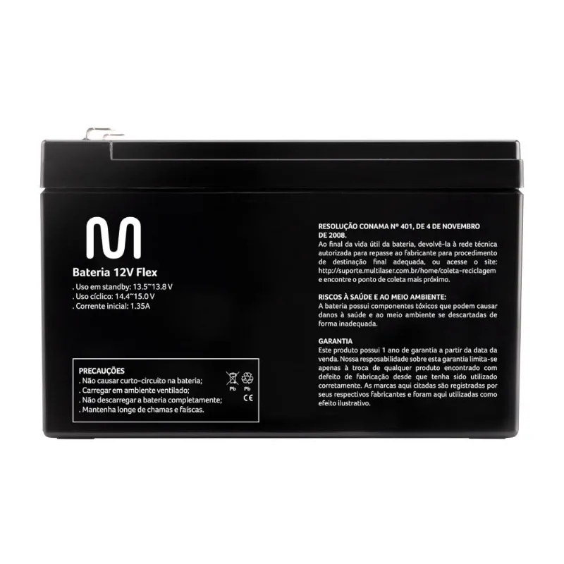 Bateria Multi 12v 5ah Flex t2 - EN075