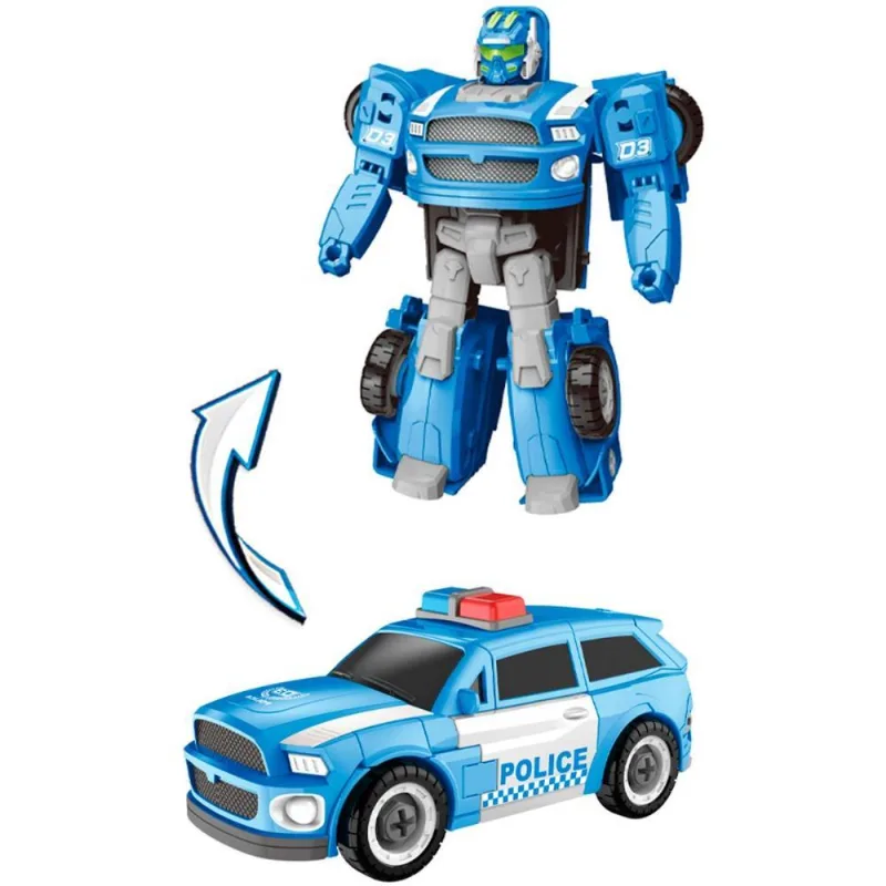 CARRINHO MEGAFORMERS GUARDIAN POLICIA A