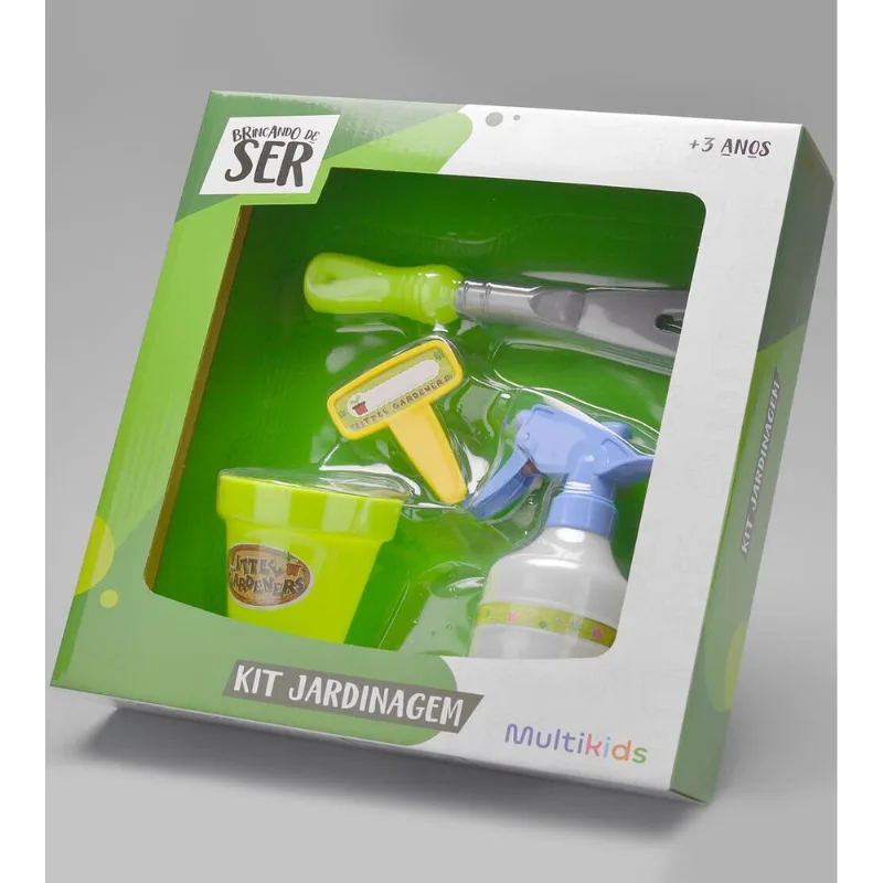 Brincando de Ser Jardineiro Kit Jardinagem - BR1845 Kit Jardinagem - BR1845