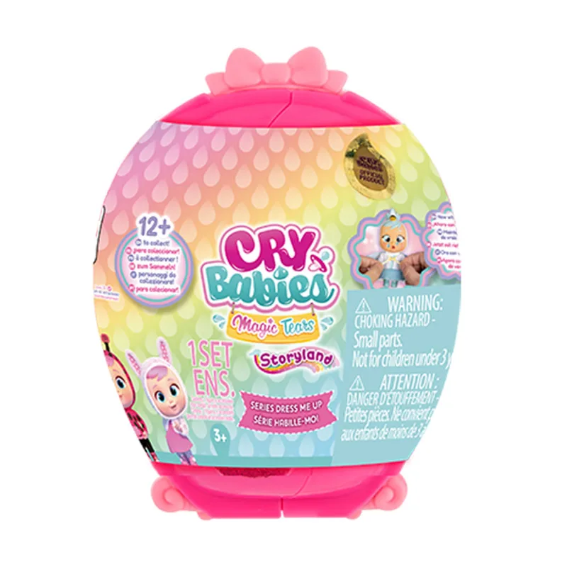 Boneca Surpresa com Acessórios - Cry Babies - Magic Tears Dress Me Up - Multikids