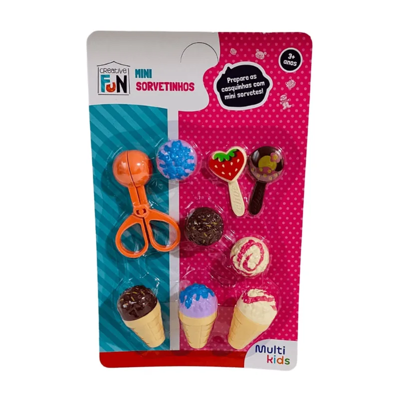 Kit Mini Sorvetinhos - Creative Fun multikids