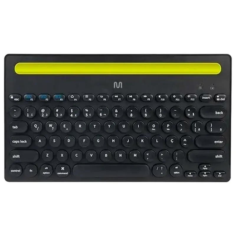 Teclado Bluetooth Multilaser Multi-Dispositivo ABNT2 TS400 Preto (MP)