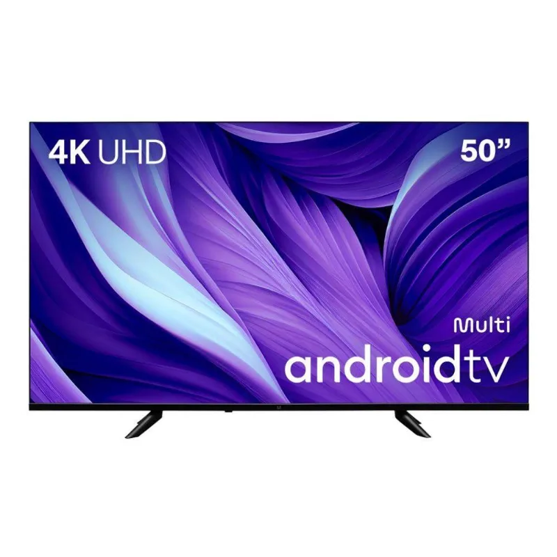 Smart Tv Tl048m 4k Android 50 Polegadas Multilaser Preto