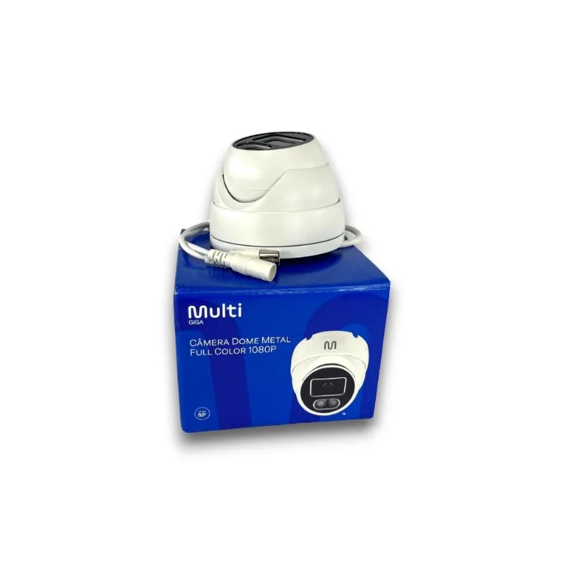 Camera dome full color metal 1080p 3.6mm 20mt - multi giga