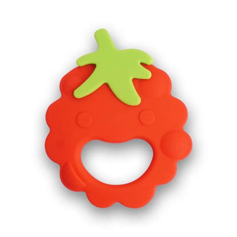 Mordedor de Silicone Funny Fruit Morango Multikids Baby - BB1232
