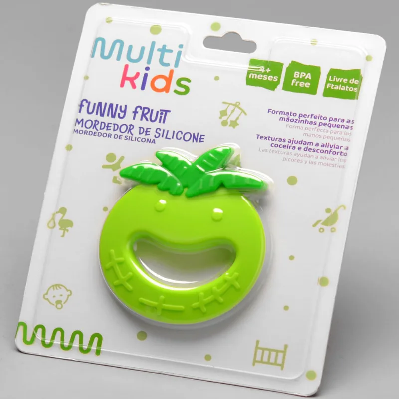 Mordedor de Silicone Funny Fruit Coco Coco